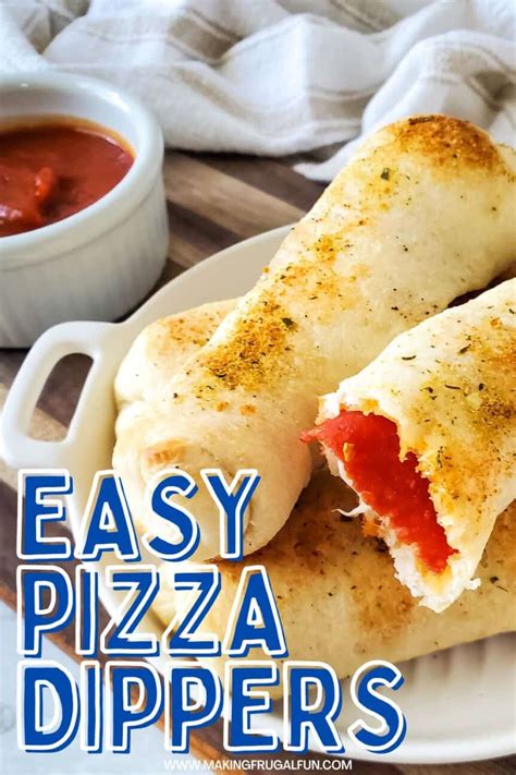 Pizza Dippers School Lunch Recipe Making Frugal Fun