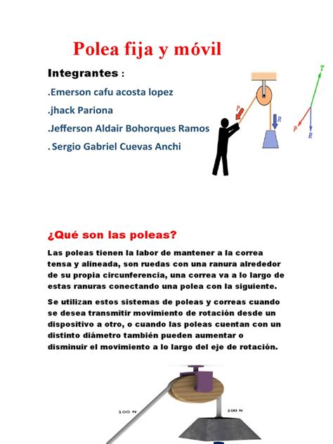 Polea Fija Y Móvil 1 Pdf