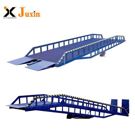 Mobile Dock Ramp Leveler Hydraulic Container Loading Unloading Ramp