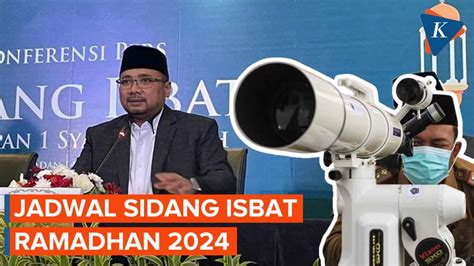 Video Simak Jadwal Sidang Isbat Ramadhan