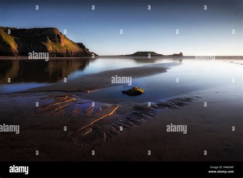 Worms Head on the Gower peninsula Stock Photo - Alamy