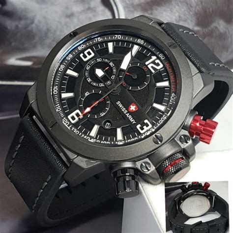 Jam Tangan Pria Swiss Army Chronograph Olshop Fashion Olshop Pria Di