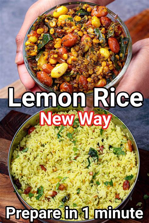 Lemon Rice South Indian Chitranna Gojju Premix Chitrannam In Min