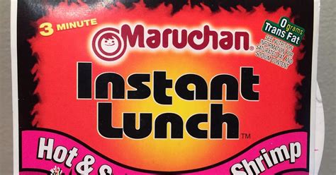 Maruchan Instant Lunch Hot Spicy Flavor With Shrimp マルちゃん インスタントランチ