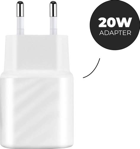 Wiseq W Iphone Oplader Universeel Oplaadstekker Usb C Wit