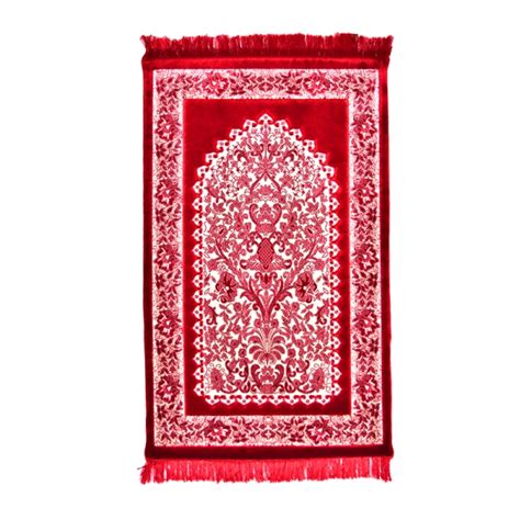 Red White Memory Foam Padded Prayer Rug For Sale Amsons