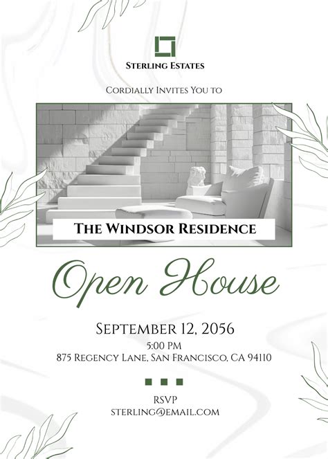 Free Spa Open House Invitation Template to Edit Online