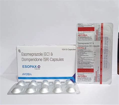 Esomeprazole Ec Domperidone Sr Capsules At Rs Box Esomeprazole