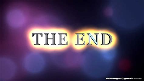 The End Free Video Backgrounds Footage Graphics Effects Youtube