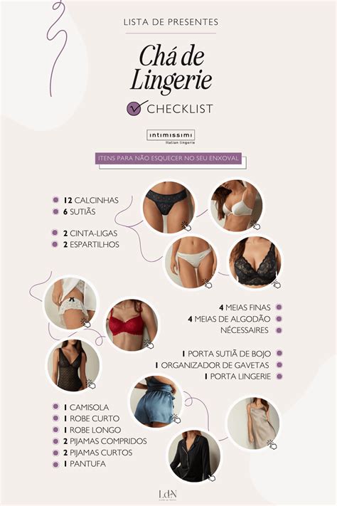 Lista De Presentes Para Ch De Lingerie Artofit