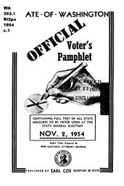 Washington Voters Pamphlet Washington State Secretary Of