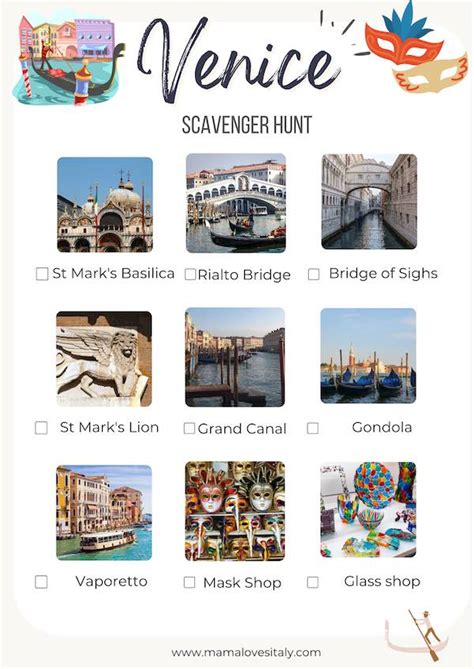 Venice Printables For Kids That Will Make Sightseeing Fun For All Ages