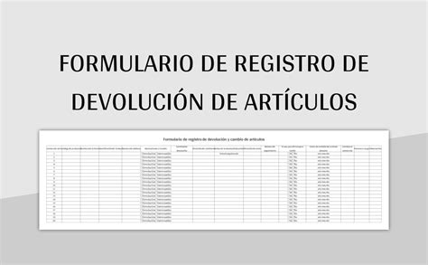 Plantilla de Formato Excel Formulario De Registro De Pérdida De Informe