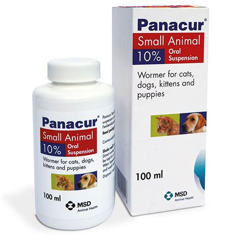 Panacur Worming Syrup For Cats Kittens Dogs And Puppies Pets