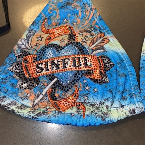 Sinful Swim Nwt Sinful By Affliction Carmela Bikini Set Poshmark
