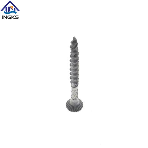 Carbon Steel Torx Socket Double Csk Head Wood Screws With Knurled Body