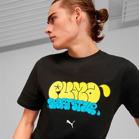 Koszulka męska Puma GRAPHICS GRAFFITI czarna 62251301 Sportroom pl