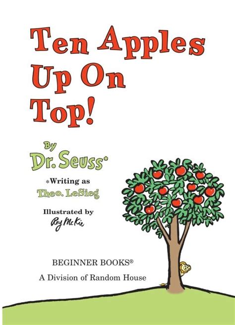 Ten Apples Up On Top By Dr Seuss 9780394800196 Brightly Shop