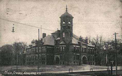 High School Ashland Ky Postcard