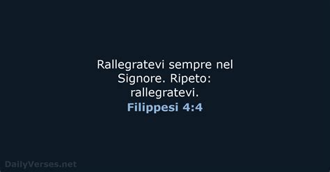 Settembre Versetto Della Bibbia Del Giorno Nr Filippesi