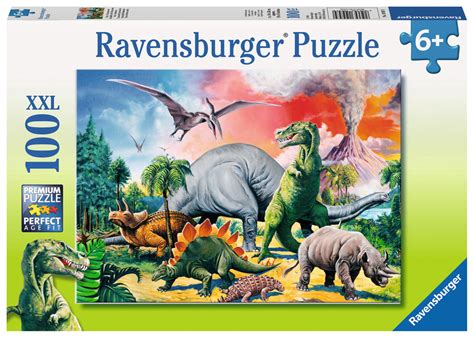 100 Teile Ravensburger Kinder Puzzle XXL Unter Dinosauriern 10957