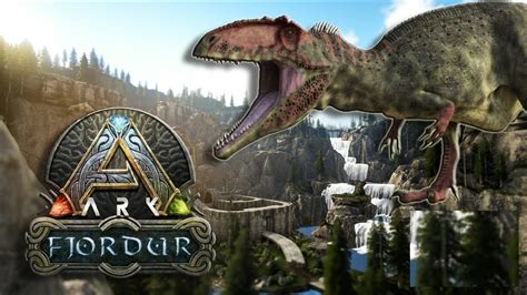 ARK Carcharodontosaurus On New Official Fjordur Map YouTube