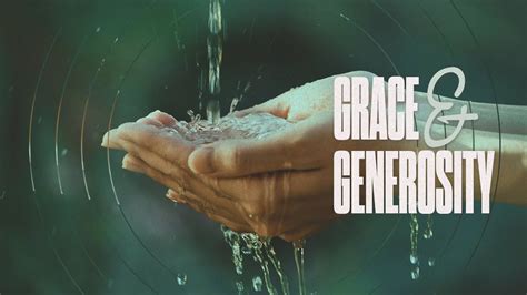 Growing Your Faith Through Generosity Youtube