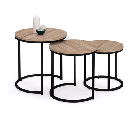 Lot De Tables Basses Gigognes Detroit Rondes Design