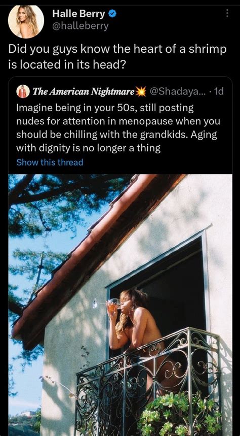 Sexy Halle Berry Naked Ass On A Balcony Thblog