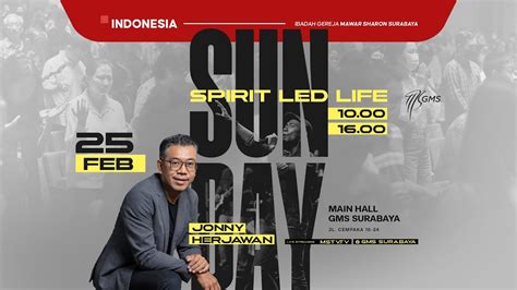 Gms Sunday Service Februari Indonesia Jonny Herjawan