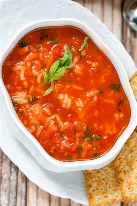 Tomato Rice Soup Accidental Happy Baker