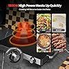 Amazon Vexmaecy Portable Ceramic Cooktop Infrared Hot Plate Stainless Steel Countertop