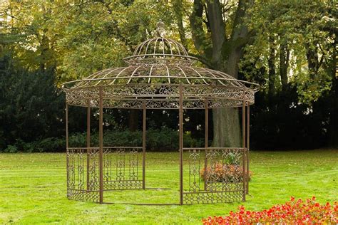 Luxus Pavillon Romantik V Rund Cm Amazon It Giardino E Giardinaggio