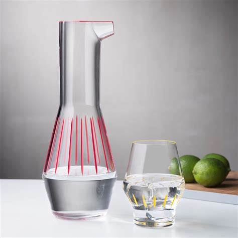 Karafka Beak Iris Apfel Inspiration L Z Szklankami El Nude