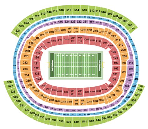 Sofi Stadium Seating Map Clemmy Cassandry