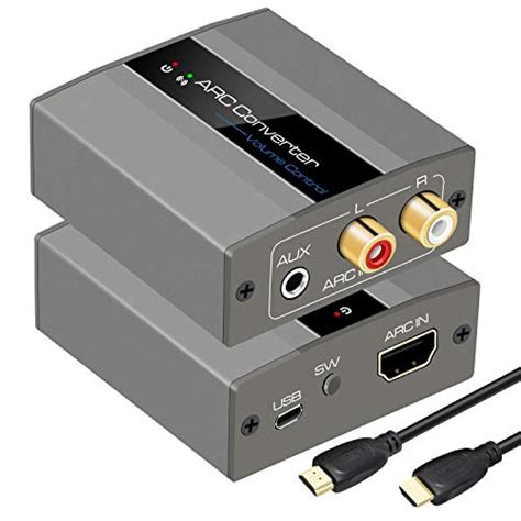 Hdmi Arc Adapter Audio 192khz Converter Pcm Tv Arc To Headphone Speaker Amplifier Converter