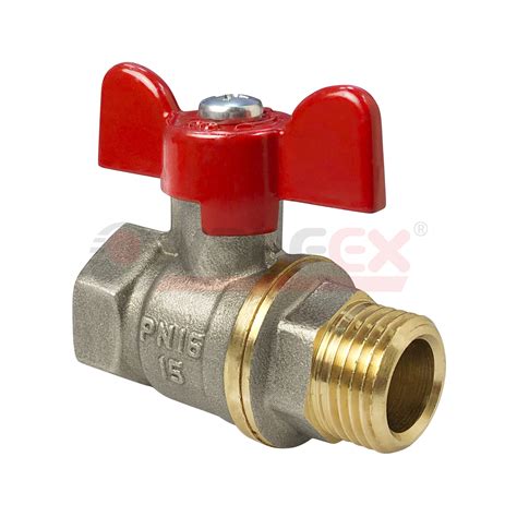 Кран шаровой OPTIMA 1/2" ВН/НР