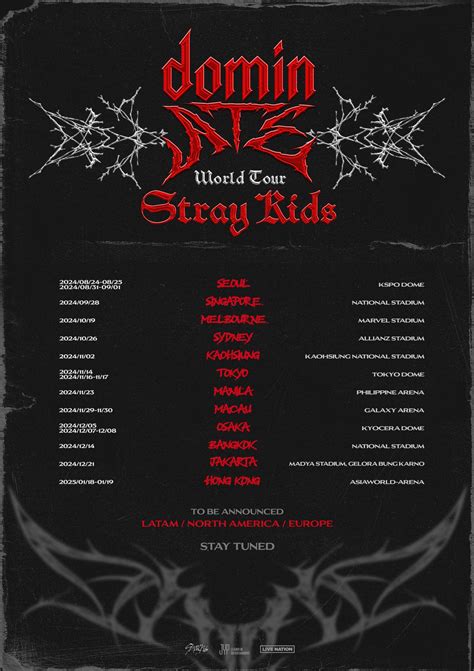 Stray Kids Announce ‘dominATE’ World Tour » // MELODIC Magazine
