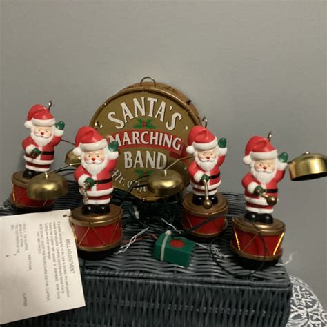 Vintage Mr Christmas Santas Marching Band 4 Santas Etsy