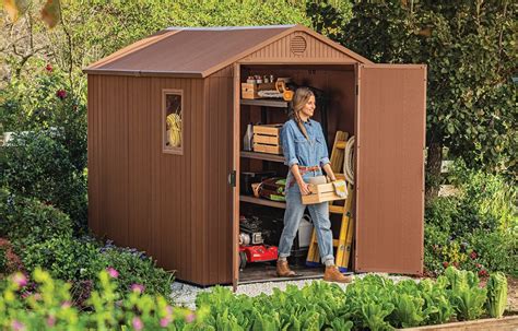 Садовый пластиковый домик Keter Darwin 6x8 (190см х 244см) 249362 ...