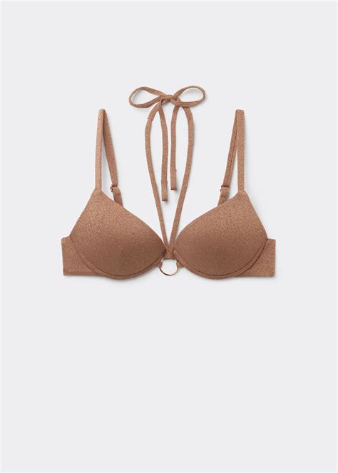 Push Up Relleno Gradual Bikini Golden Gleam Push Up Calzedonia