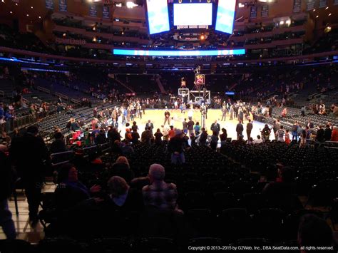 madison square garden knicks seating chart 2