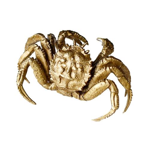 Купить Античная бронзовая маленькая статуя краба, чайное украшение для ...
