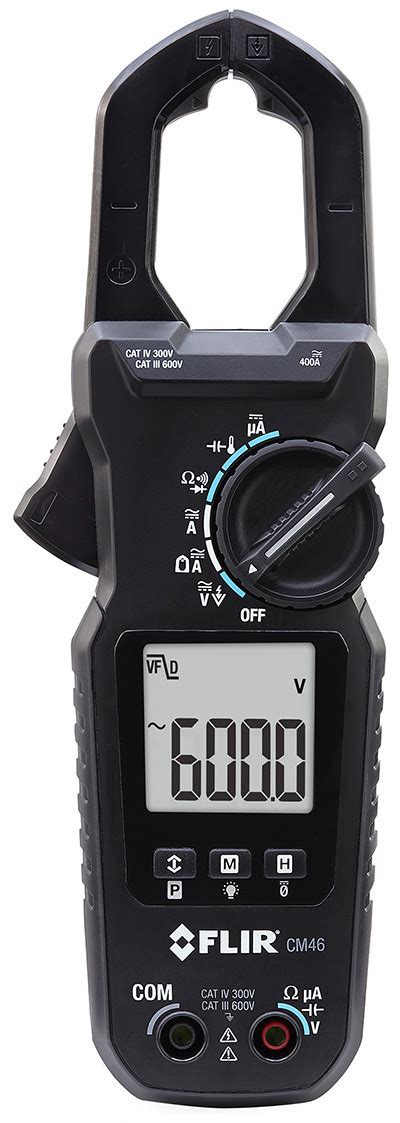 FLIR Stroomtang 400a Ac DC Digital TRMS Clamp Meter With Type K CM46