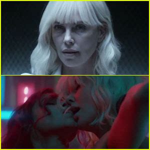 Sofia Boutella Naked Atomic Blonde