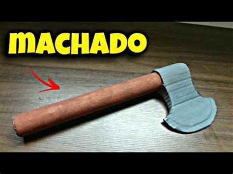 COMO FAZER UM MACHADO DE PAPELÃO YouTube