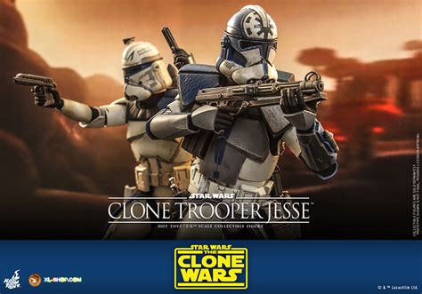 Hot Toys TMS Star Wars The Clone Wars Th Scale Clone Trooper Jess Collectible Figure