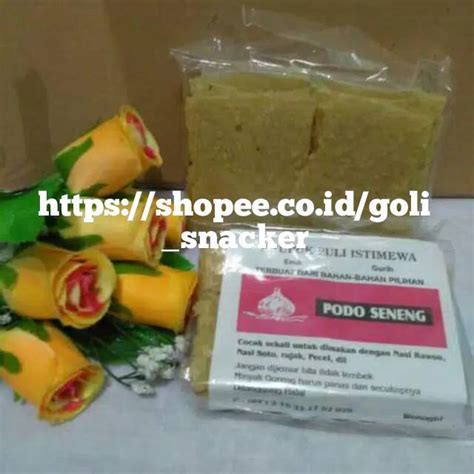 Jual Podo Seneng Karak Kerupuk Krupuk Beras Gendar Karak Puli Mentah