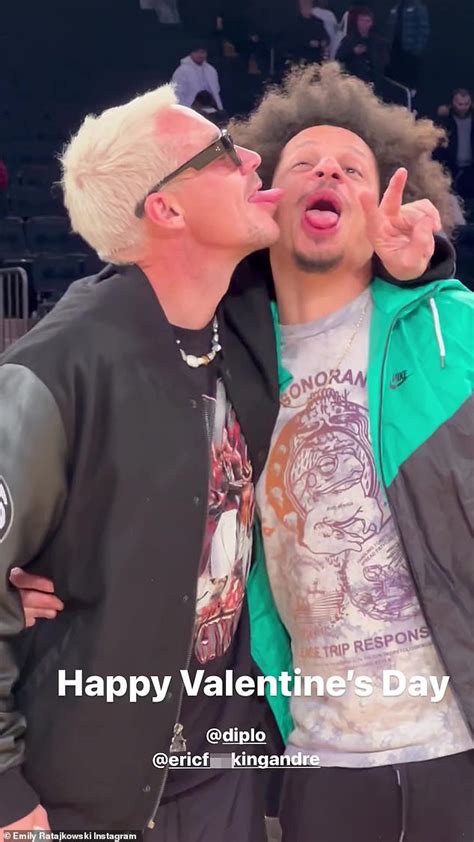 Emily Ratajkowski And Fling Eric Andre Both Pose NAKED In Raunchy Valentine S Day Post Daily