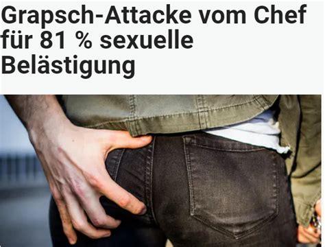 Heute Umfrage Sexuelle Belästigung Am Arbeitsplatz